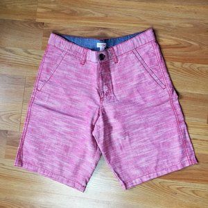 Cat & Jack Boys Soft Red Linen Shorts Size 16